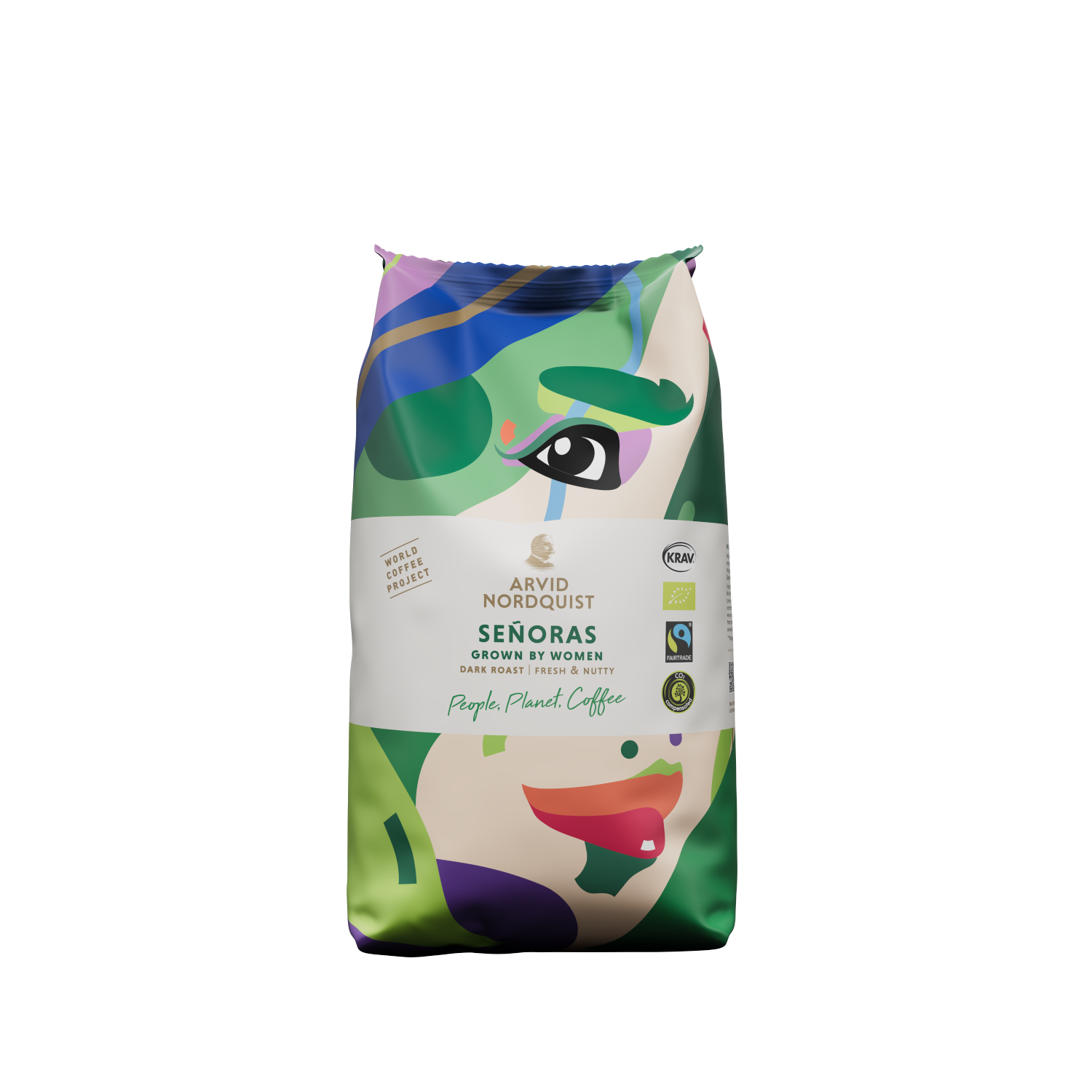 Señoras hele bønner fairtrade  økol.  750g