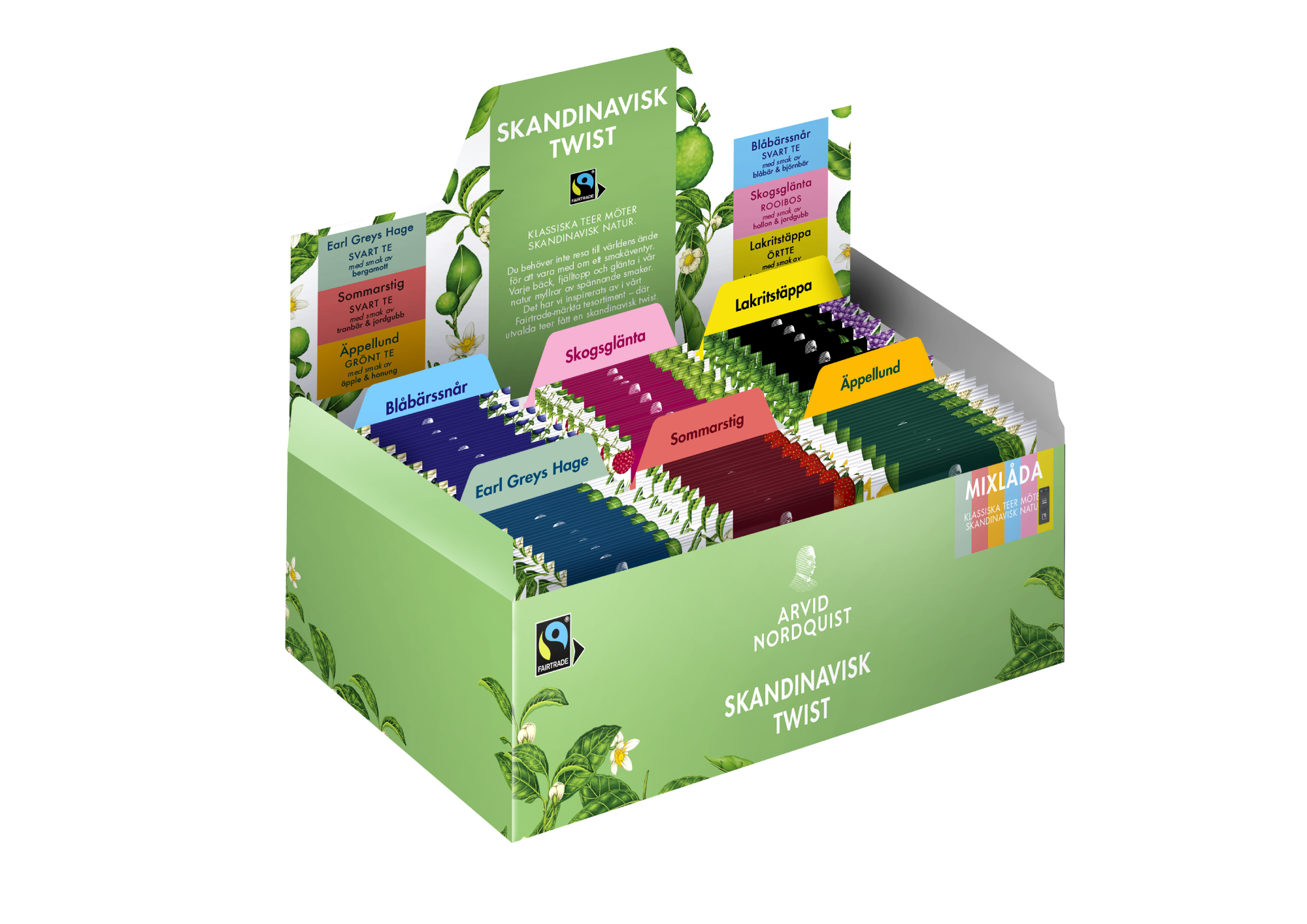 Te skandinavisk twist mixlåda fairtrade 90bg