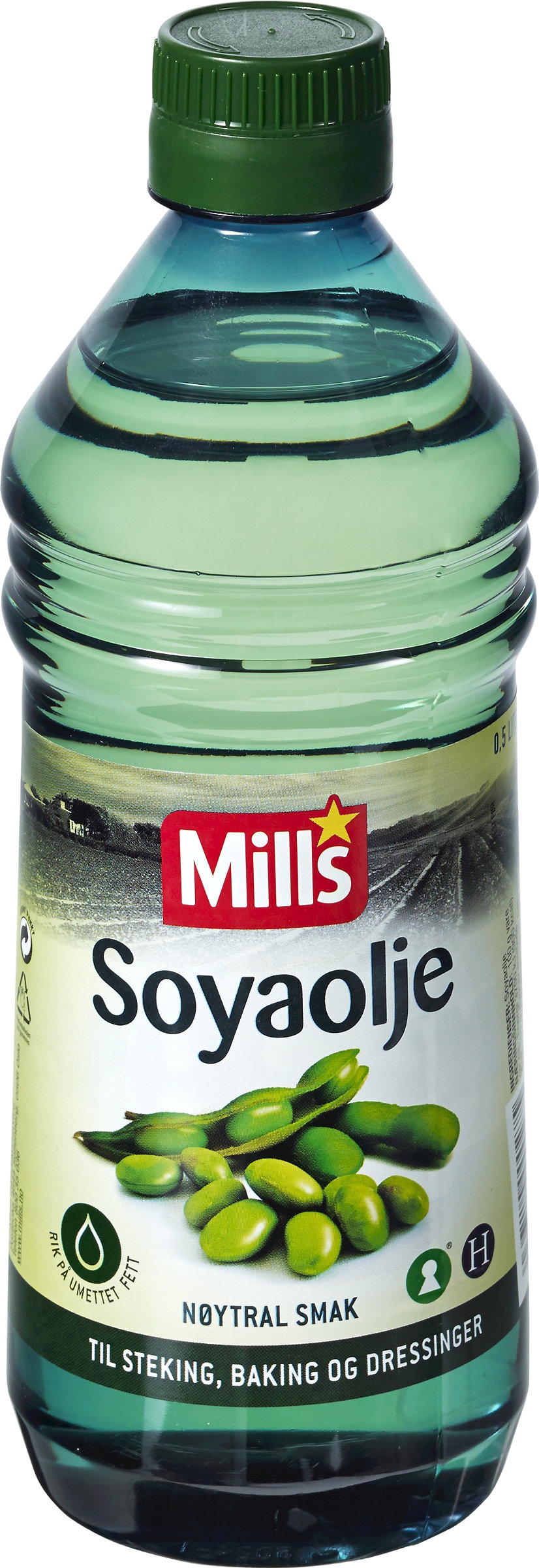 Soyaolje,flaske   0,5l