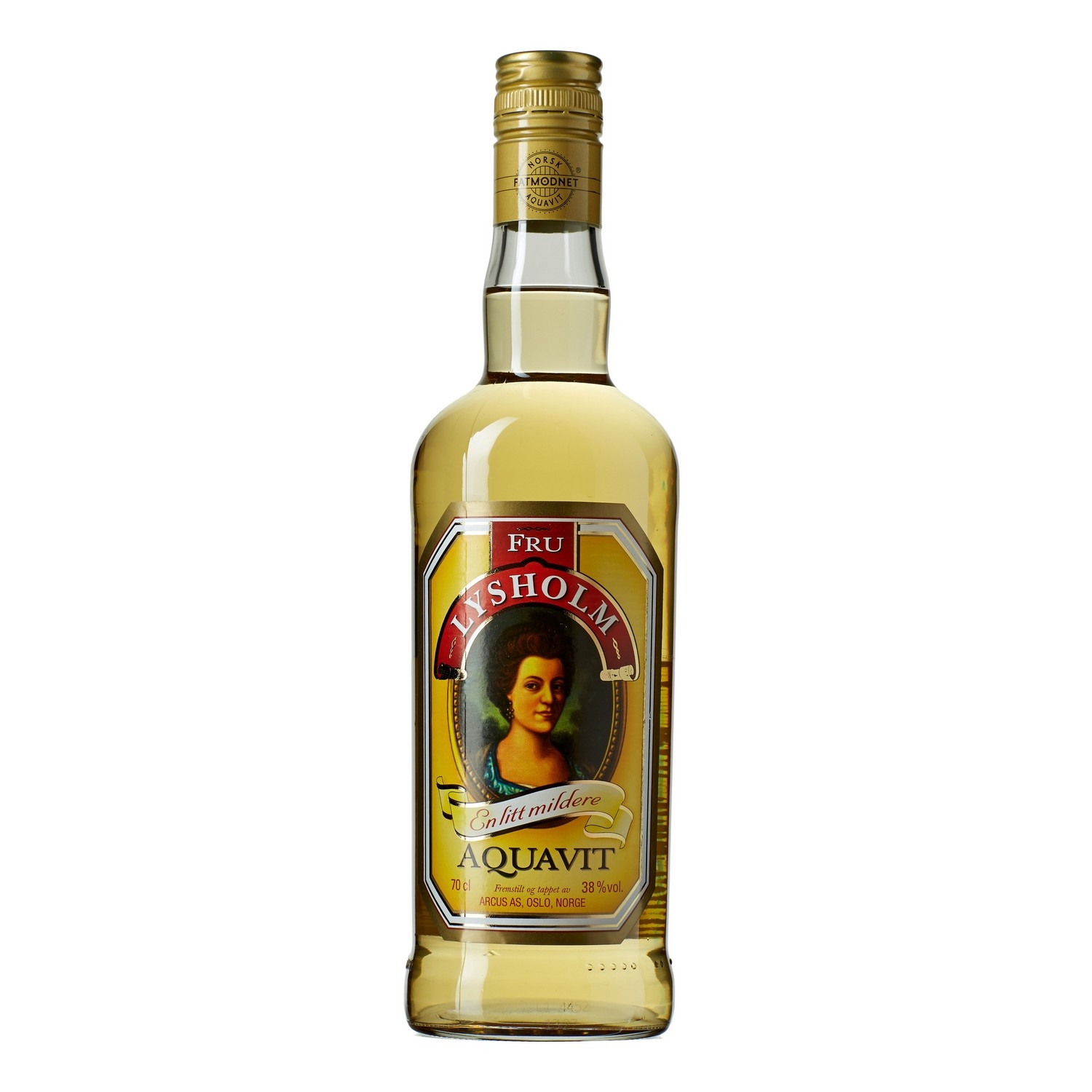 Fru lysholm aquavit 38% 70cl
