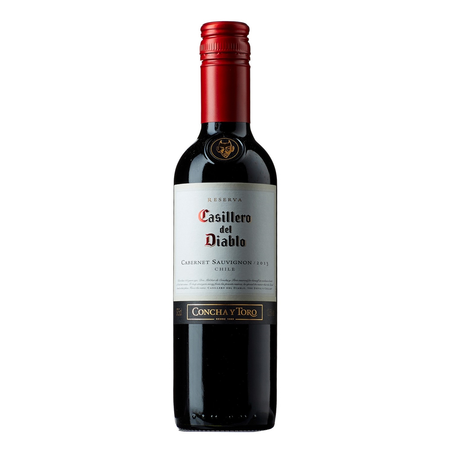 Casillero del diablo cabernet sauvignon  12,5%  37,5cl