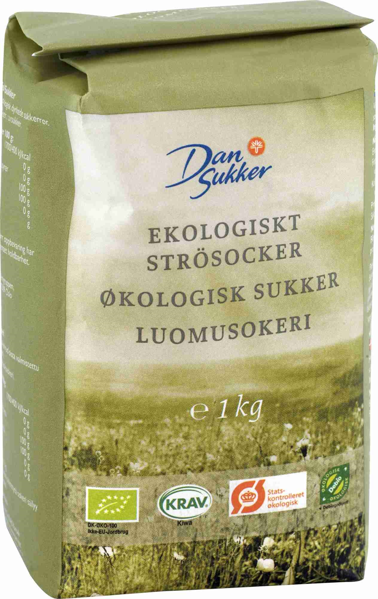 Ecological sugar white 1kg