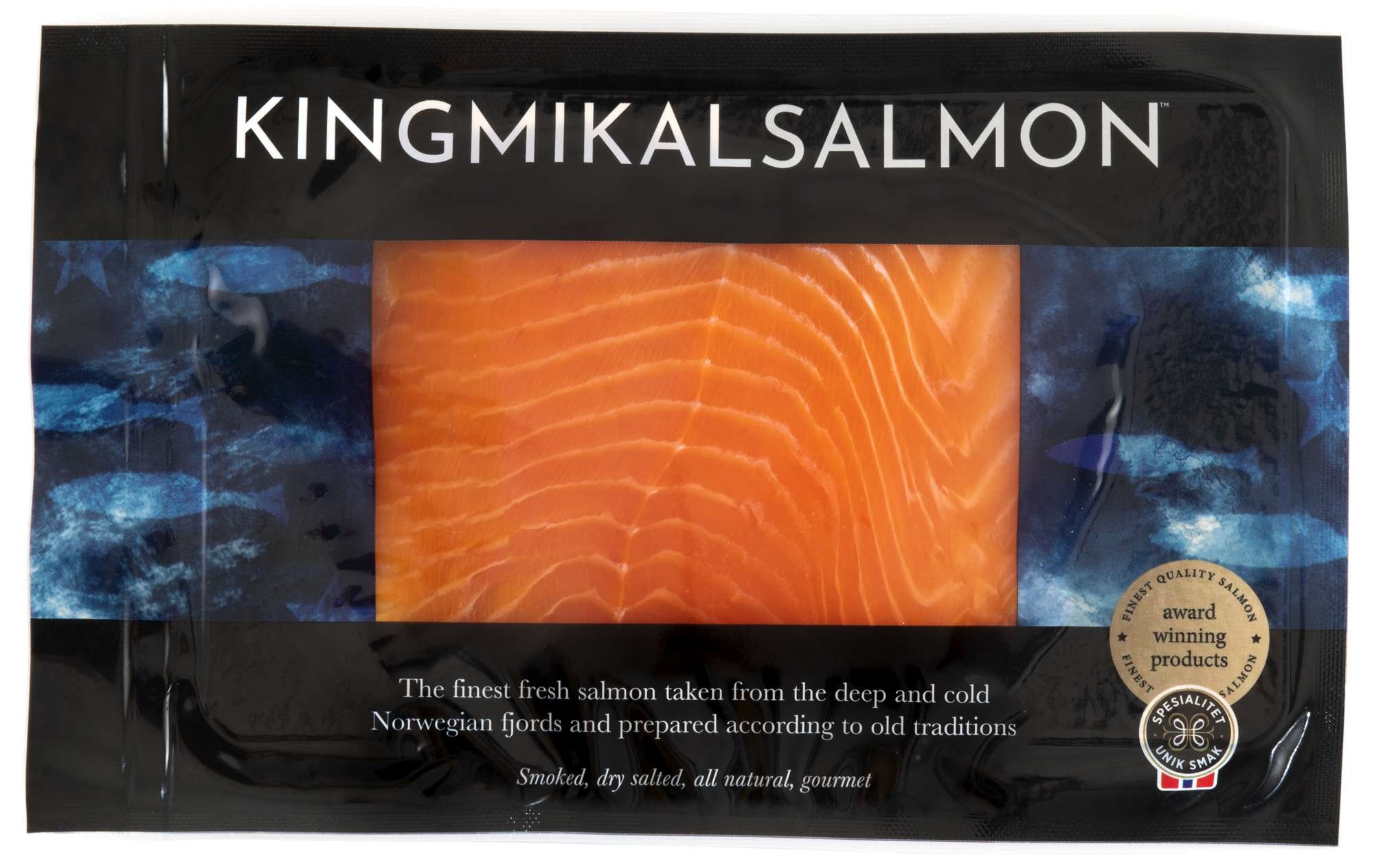 Einerøykt laks skivet 12xca200g kg