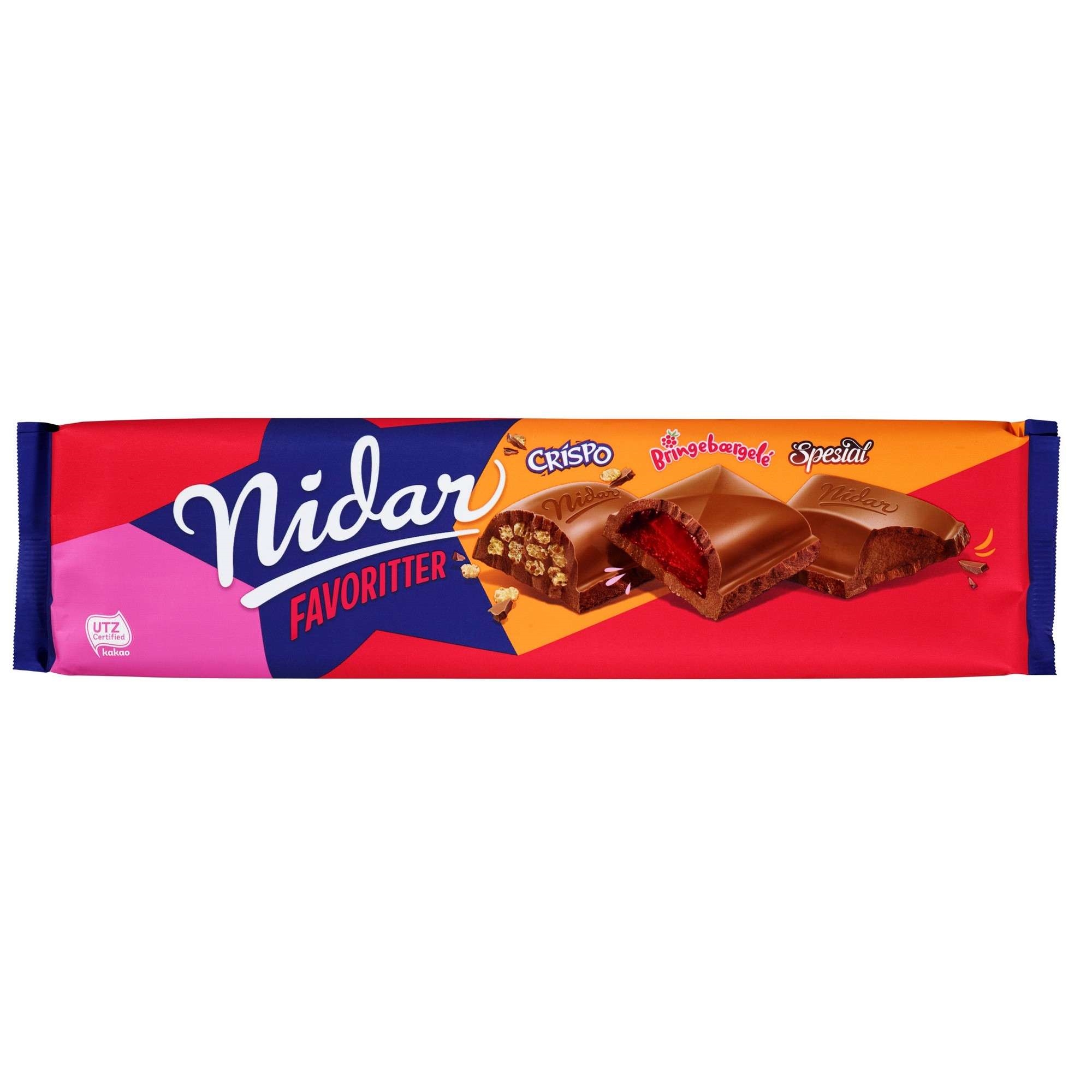 Nidar favoritter rød plate t 183g