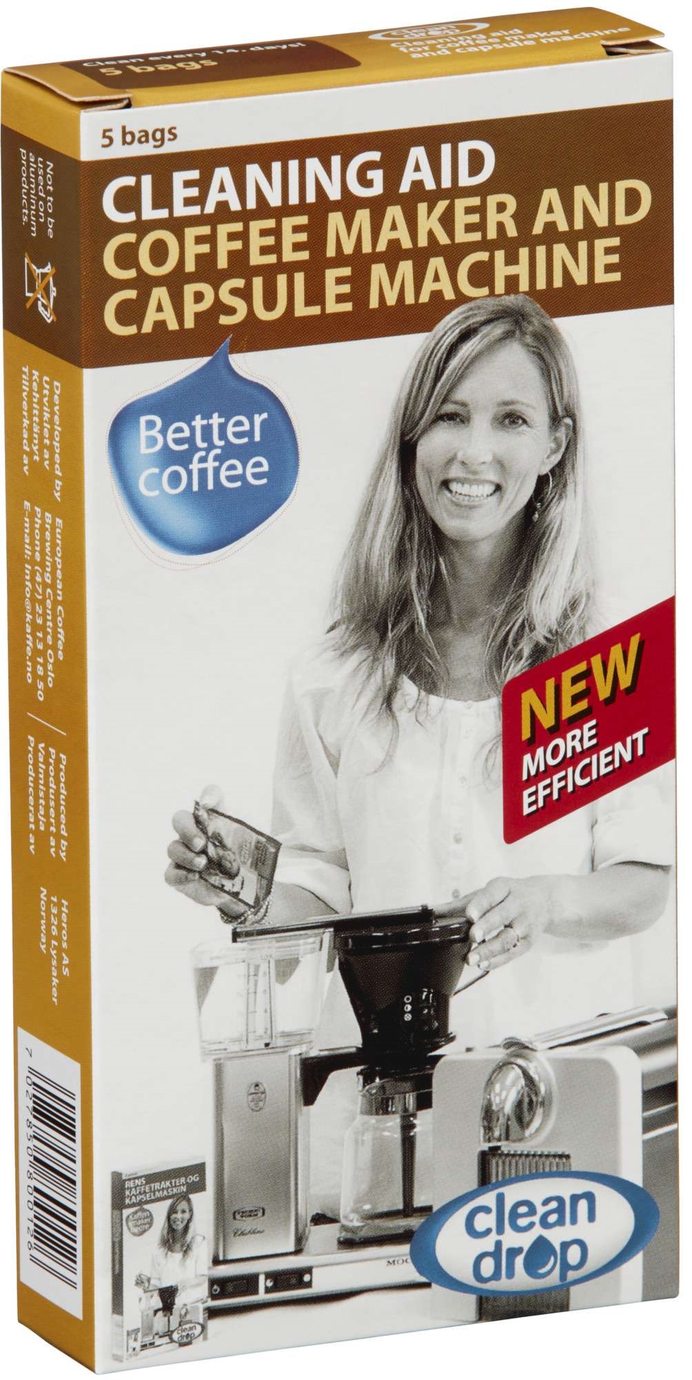 Rensemiddel til kaffetrakter   5stk