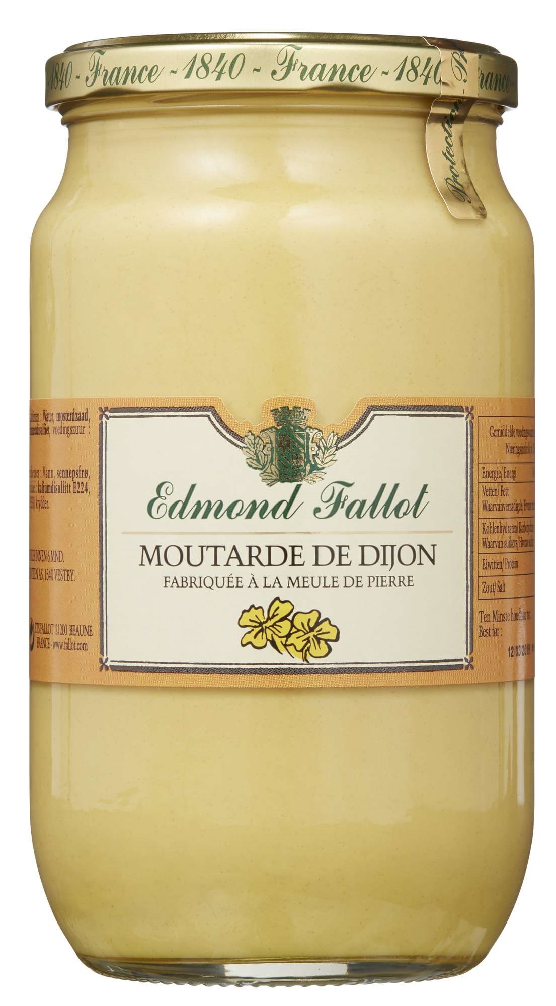 Sennep dijon lys     850g