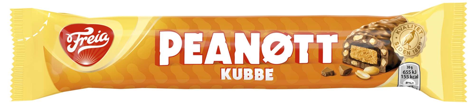 Peanøtt kubbe t 25x60g