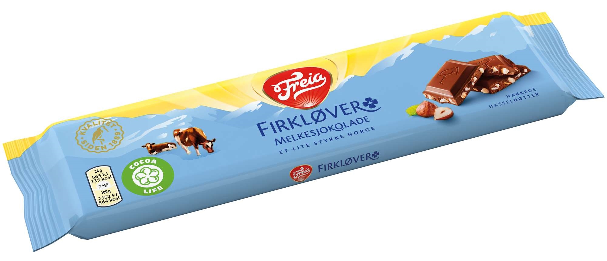 Chocolate firkløver t 32x60g