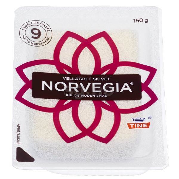 Norvegia vellag.i skiver 150g
