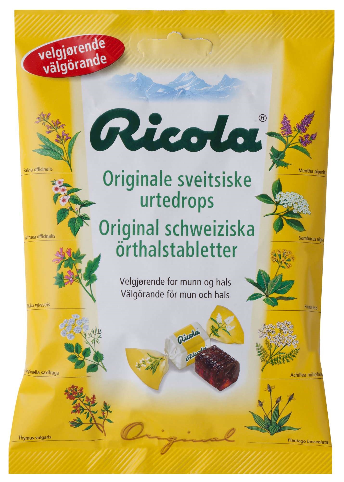 Ricola urtedrops pose 70g