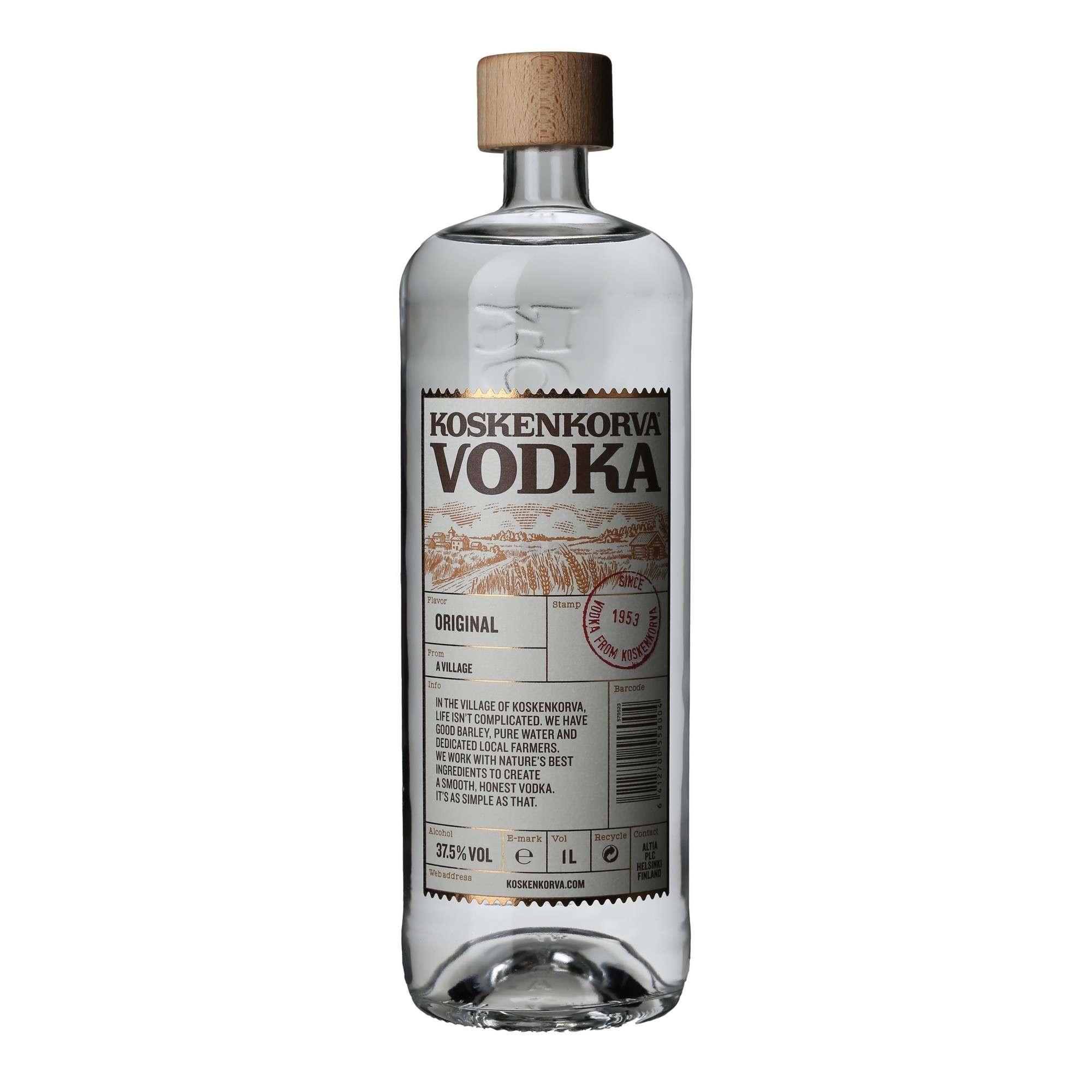 Koskenkorva vodka  37,5%  1l
