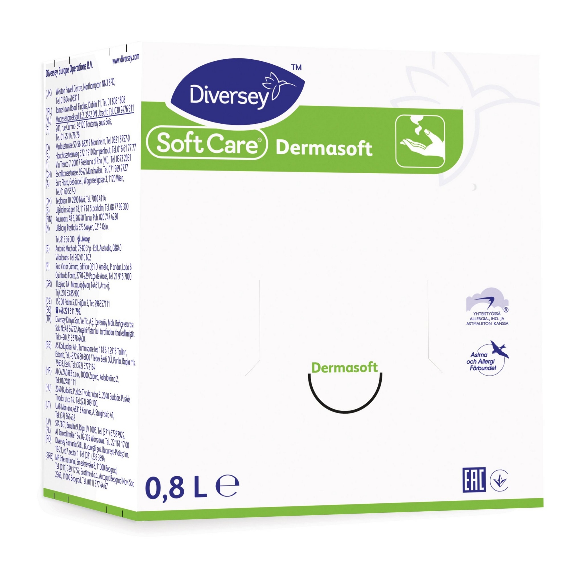 Soft care line dermasoft   6x800ml