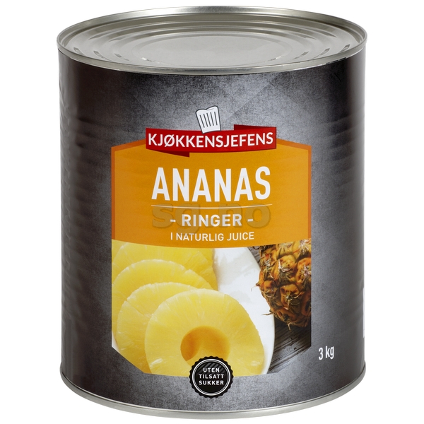 Ananasringer    3kg