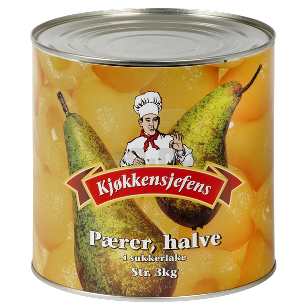 Pærer halve 3kg