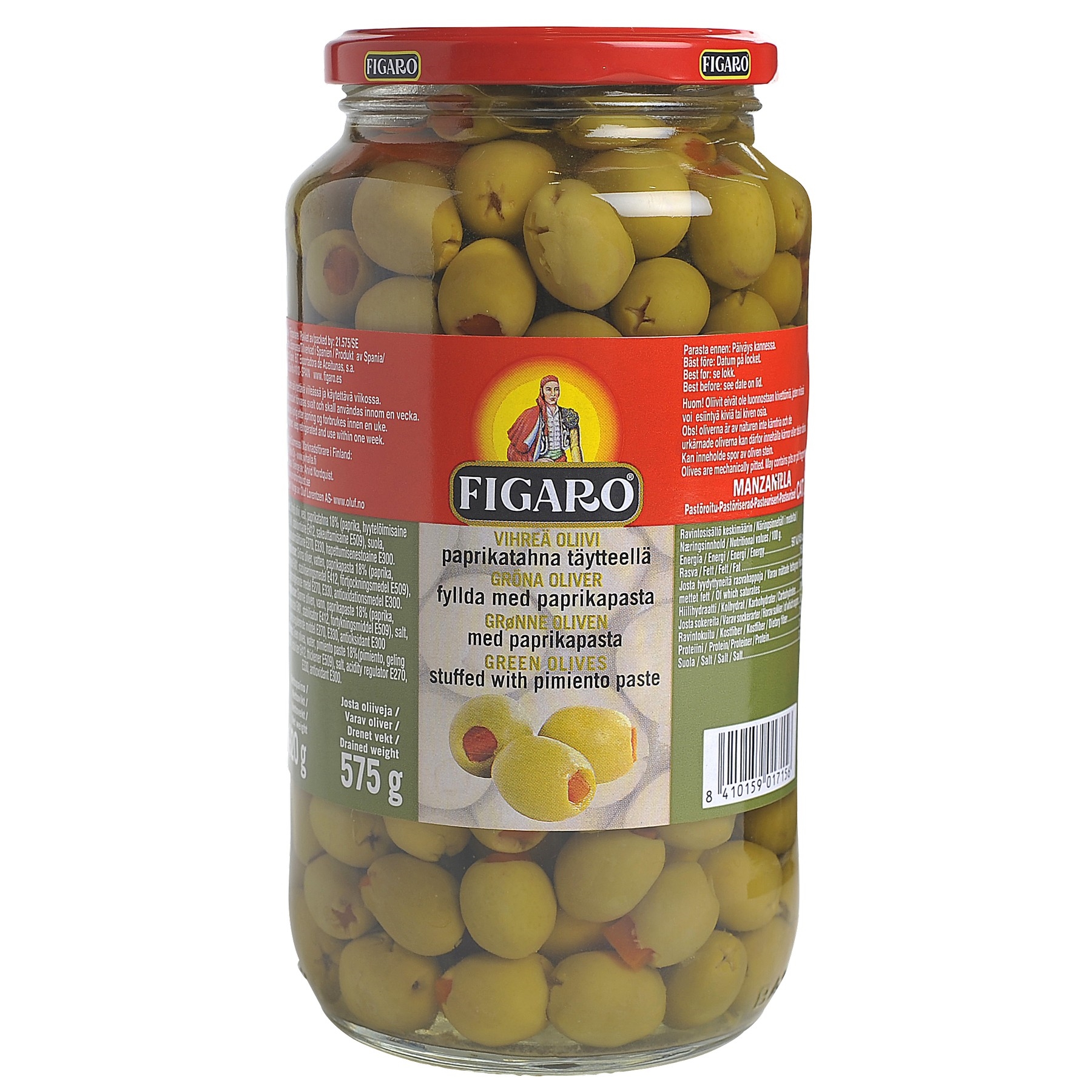 Olives green w/papr.fig.575g
