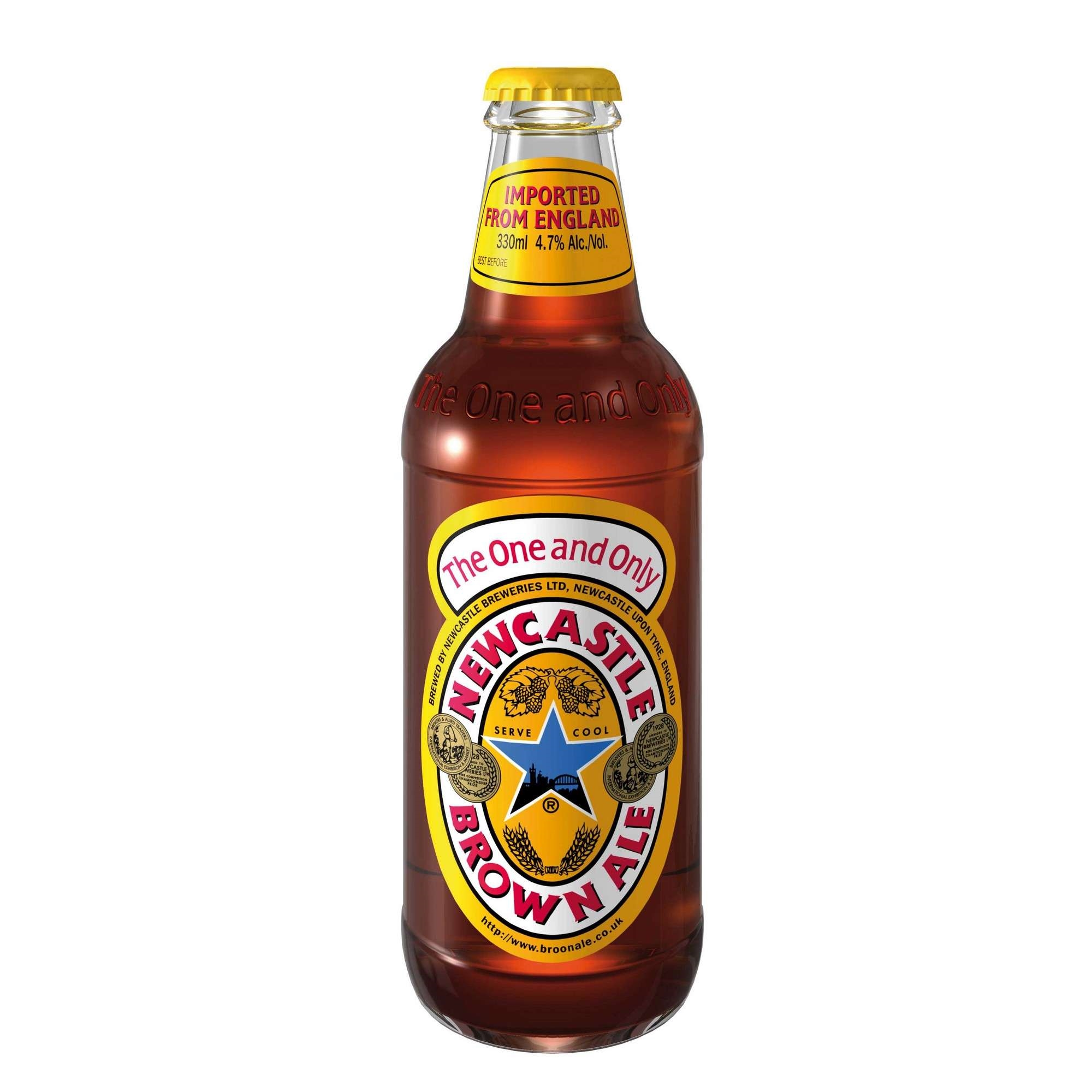 Newcastle brown ale  4,5%  24x33cl