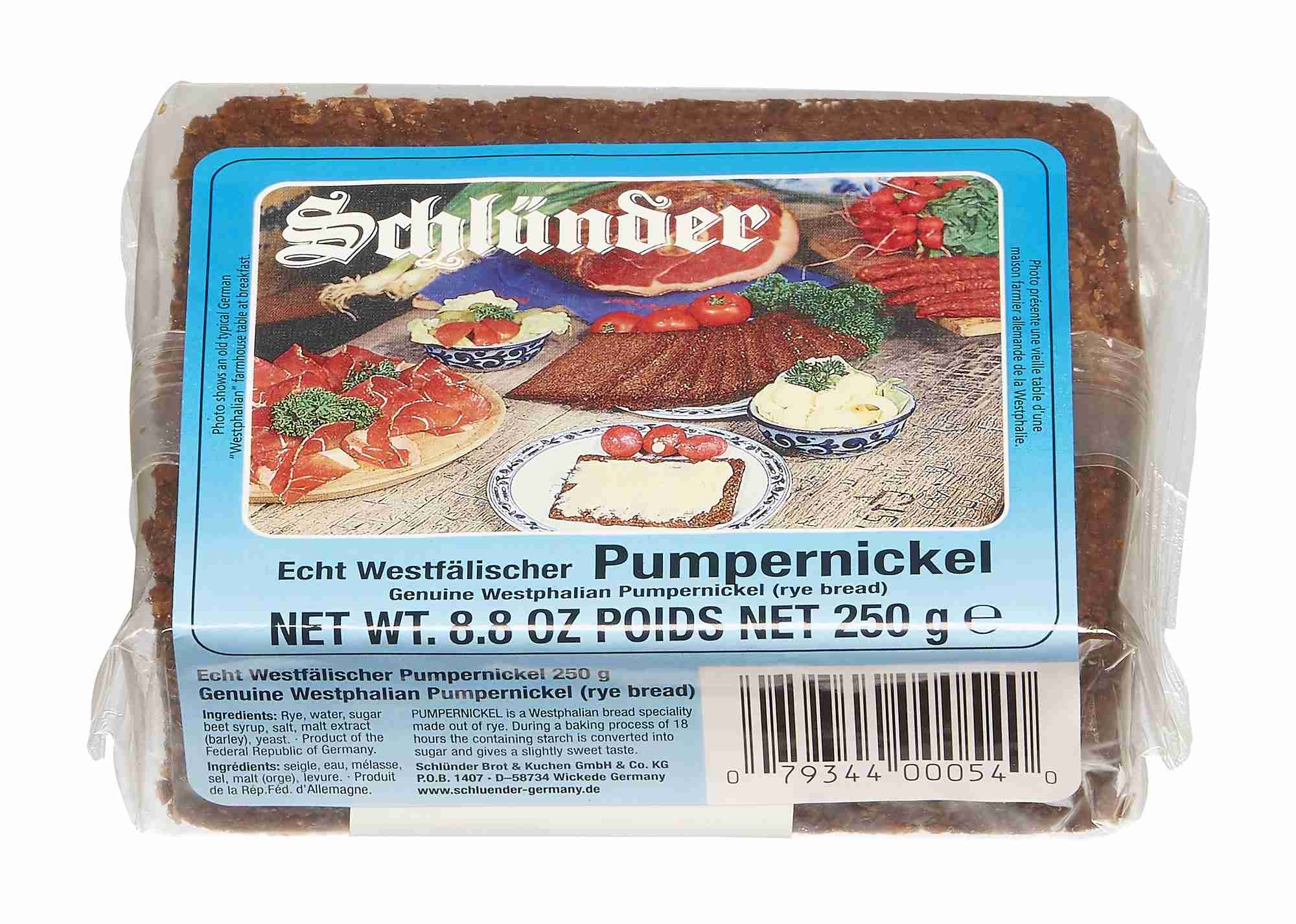 Pumpernickel firkantet rugbrød   250g