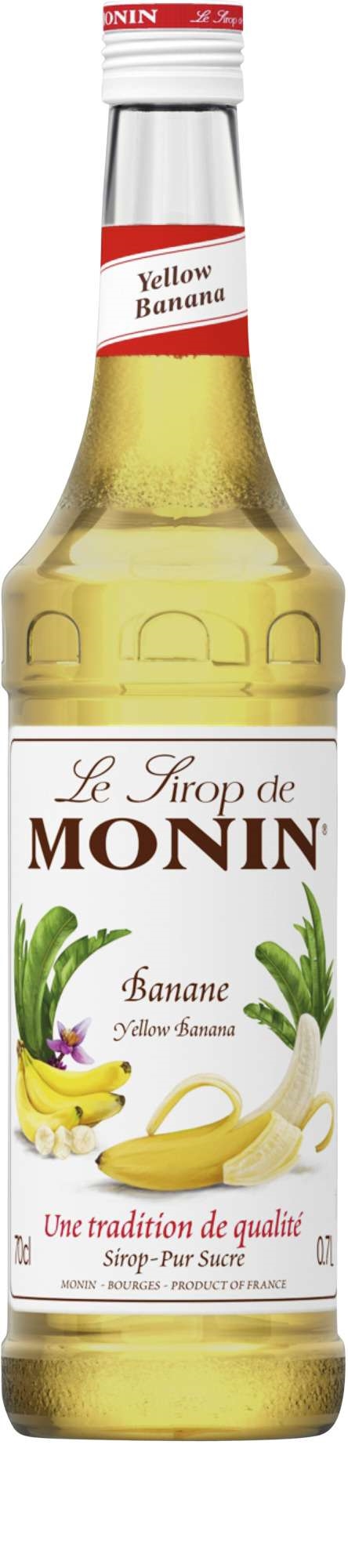 Monin yellow banana syrup 70cl