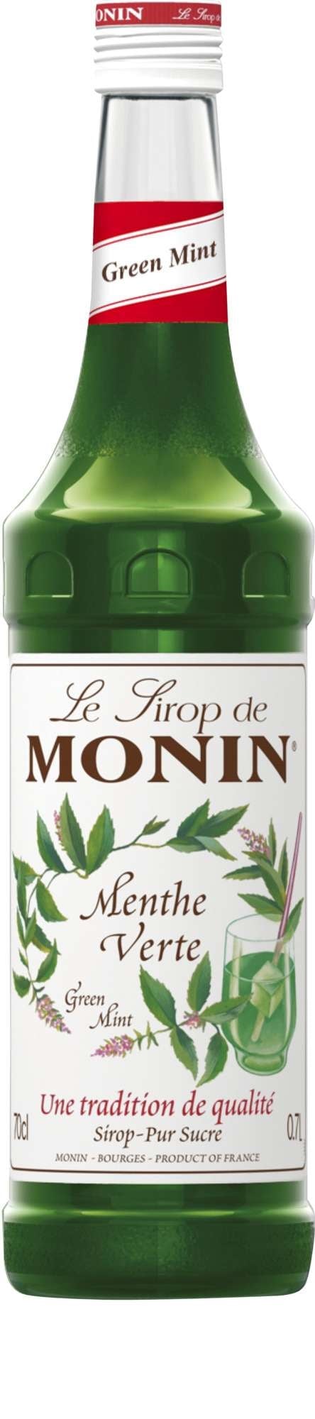 Monin green mint syrup   70cl