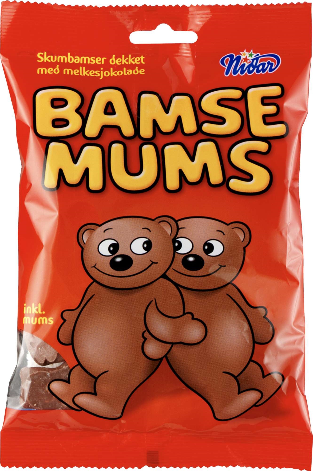 Bamsemums bear-shaped chocolates small 125g