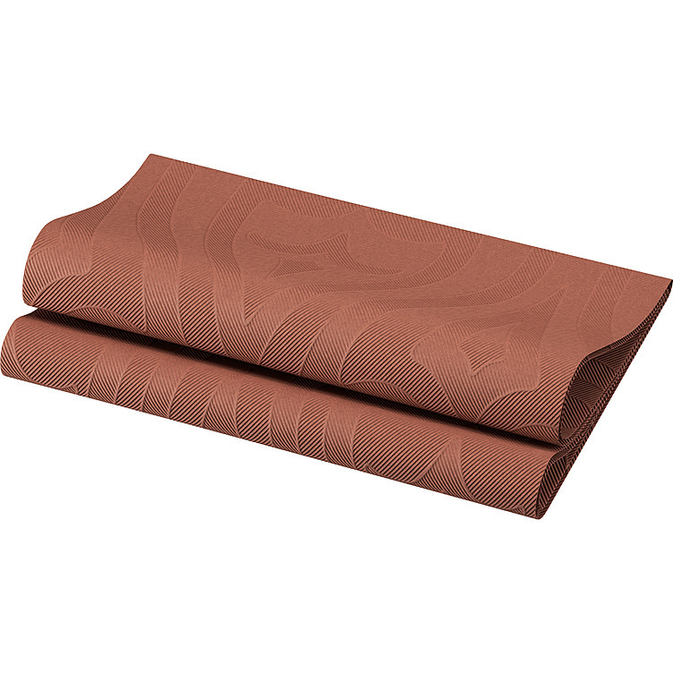 Serviett elegance 48cm lilly chestnut 40stk