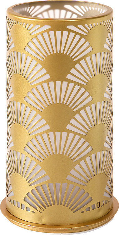 Lysholder metall 140x75 peacock/gold   stk