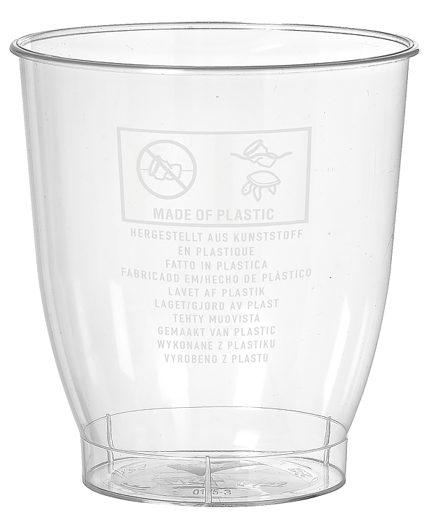 Plastglass 20cl crystallo 30stk