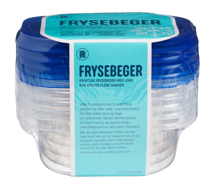 Softstyle frysebeger 3dl 5stk