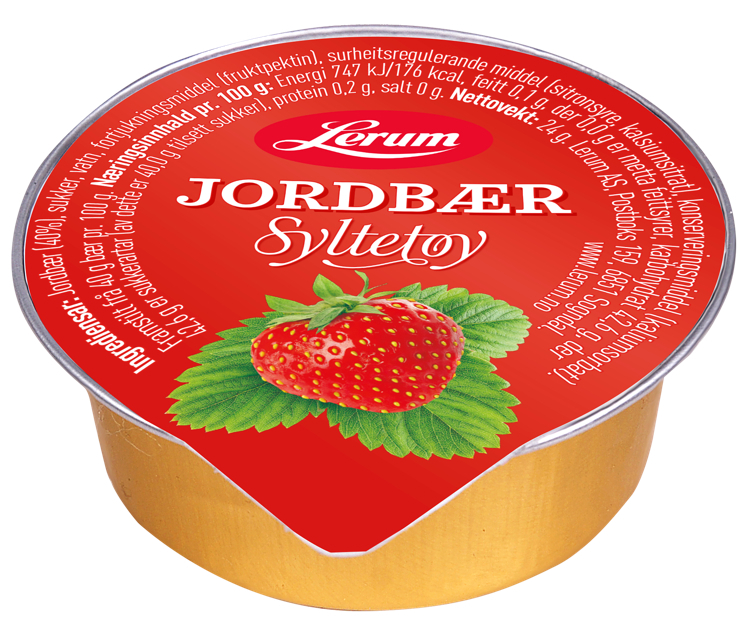 Jordbærsyltetøy 100x24g