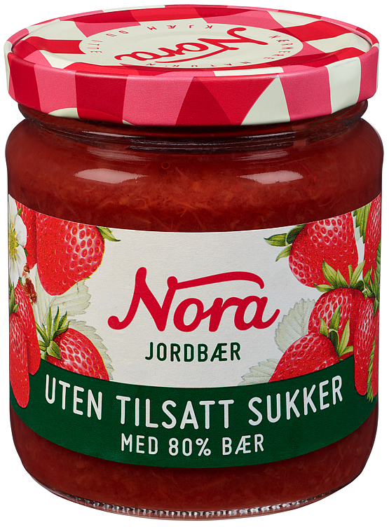 Jordbær syltetøy u tilsatt sukker 275g