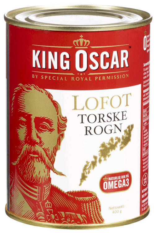 Torskerogn king oscar * 400g