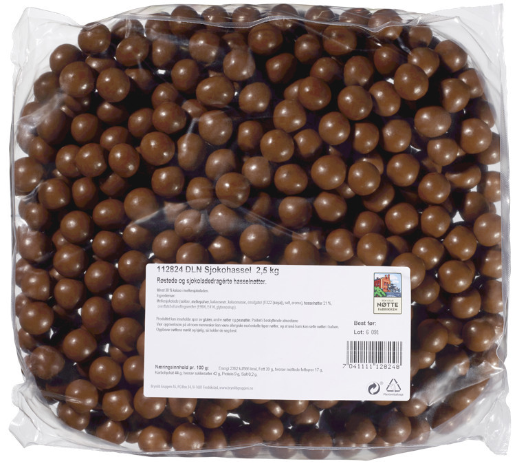 Sjokohassel     2,5kg