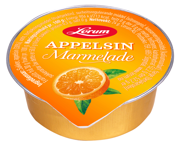 Appelsinmarmelade 100x24g