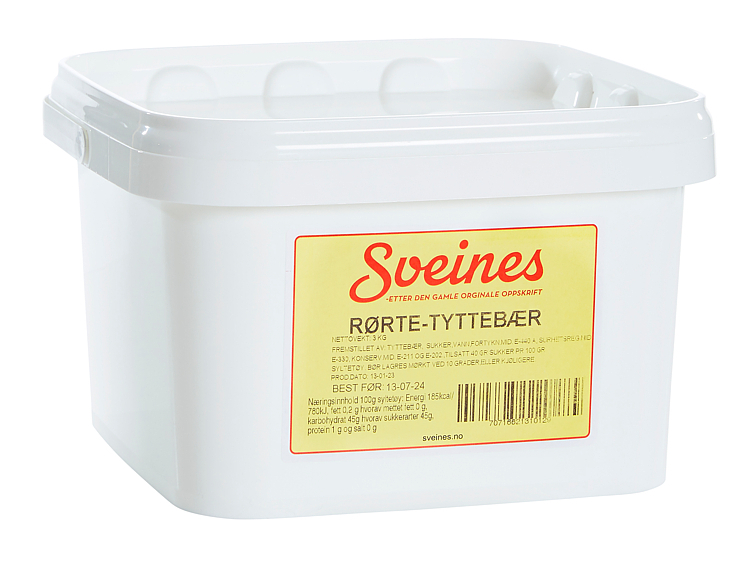 Tyttebær rørte          3kg