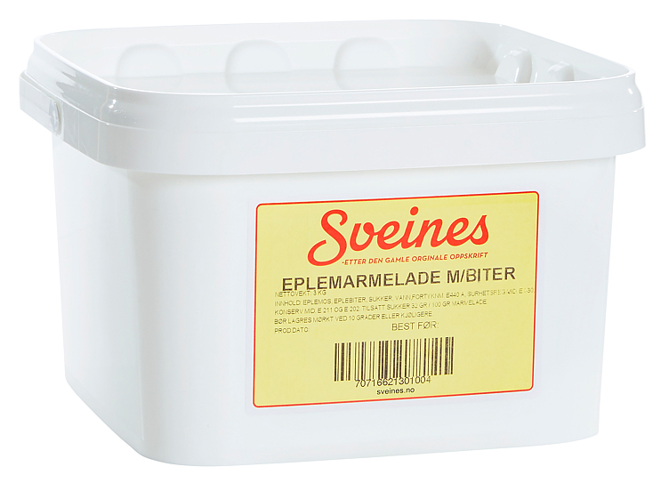 Eplemarmelade m/bit 3kg
