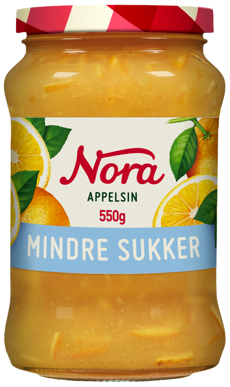 Appelsinmarmelade lett 550g