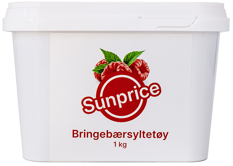 Sunprice bringebærsyltetøy 1kg