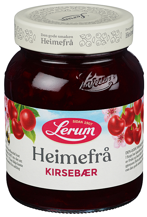 Lerum kirsebær heimefrå 390g