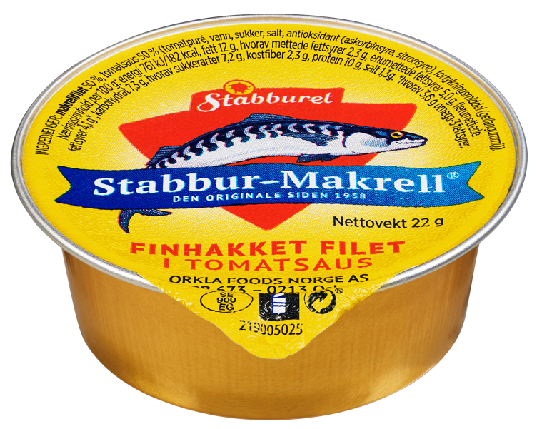 Stabbur-makrell kuvert  70x22g