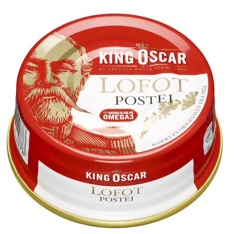 King oscar lofotpostei 100g