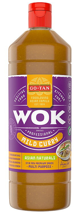 Woksaus mild curry   1,11kg