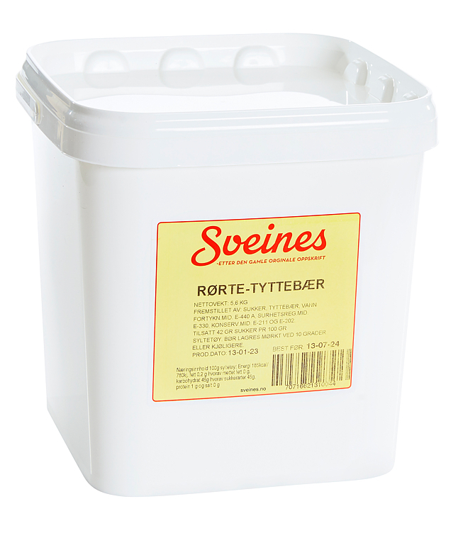 Tyttebær rørte 6kg