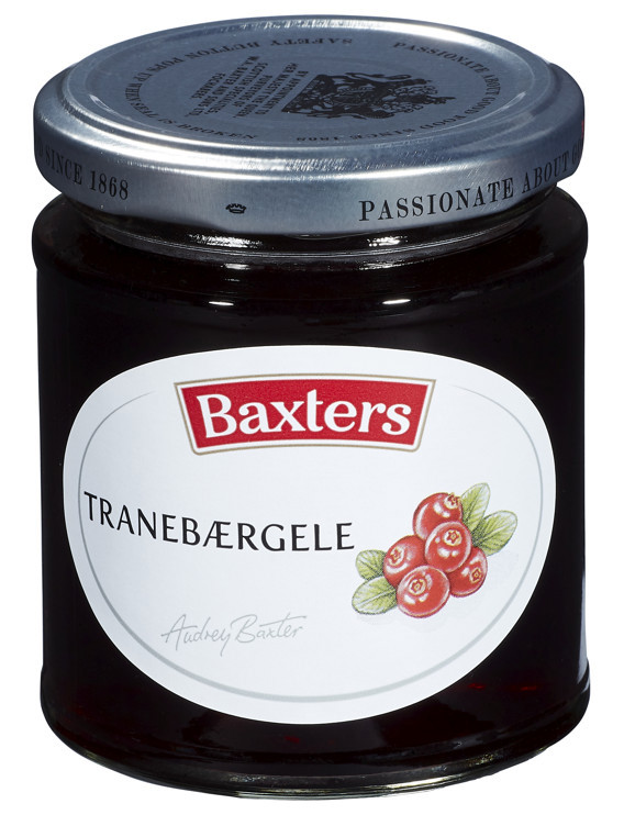 Baxters tranebær gele   205g