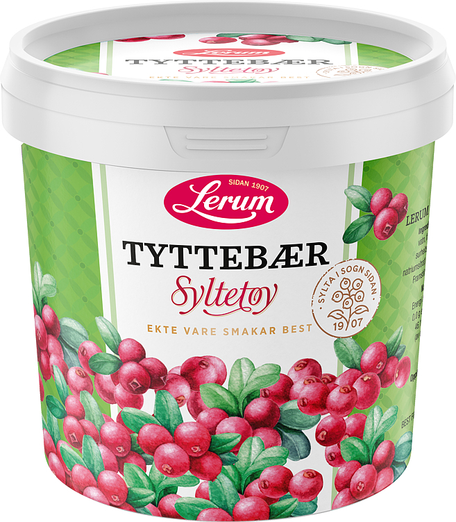 Tyttebærsyltetøy 1kg