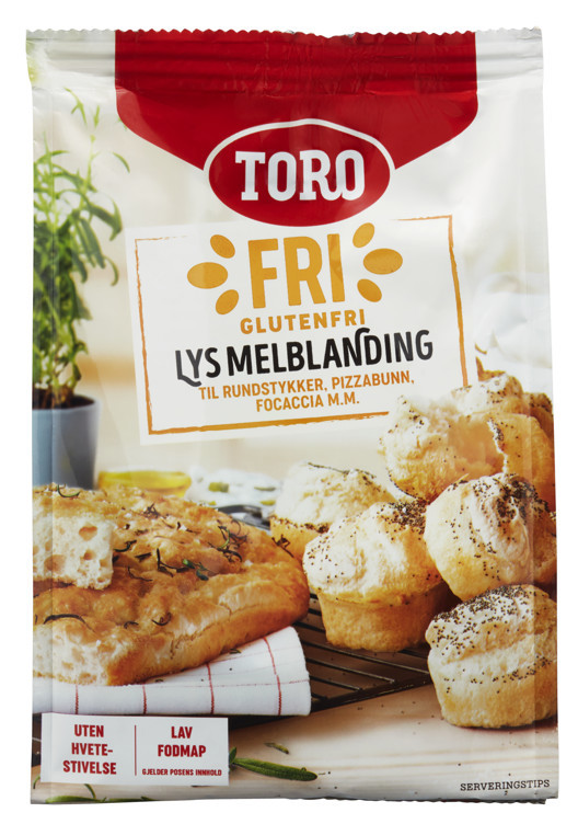 Glutenfri lys melbland. 360g