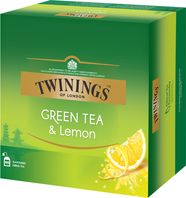 Twinings grønn te med sitron 100bg