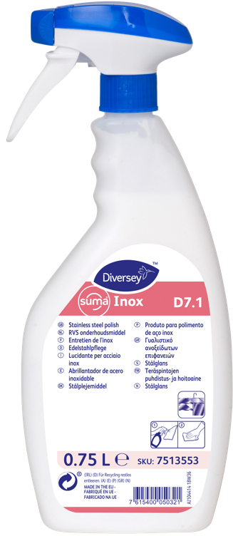 Suma inox d7.1 ne stålglans 0,75l