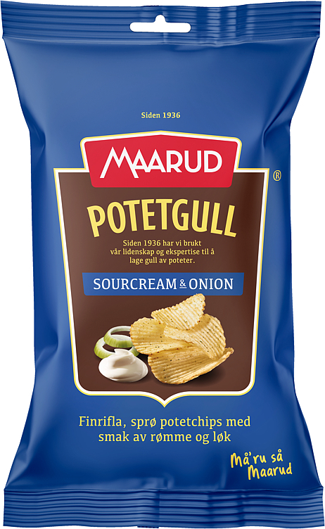 Potetgull s.cream&onion 40g