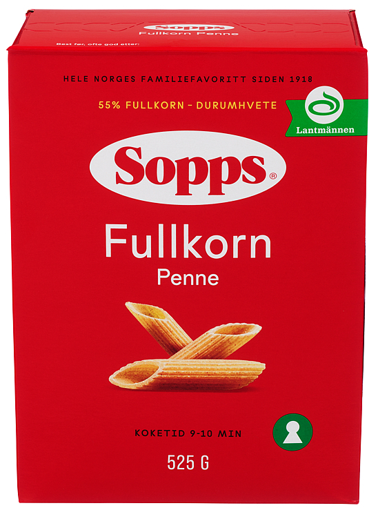 Penne fullkorn 525g