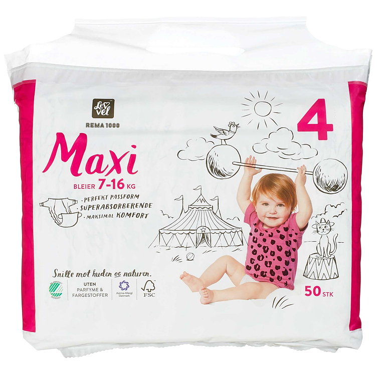 Lev vel bleier maxi 50stk